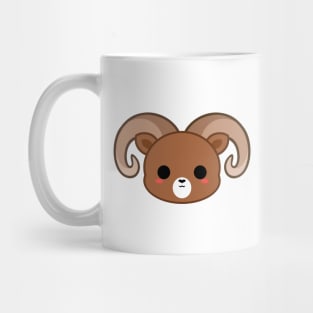 Cute Brown Big Horn Sheep Mug
